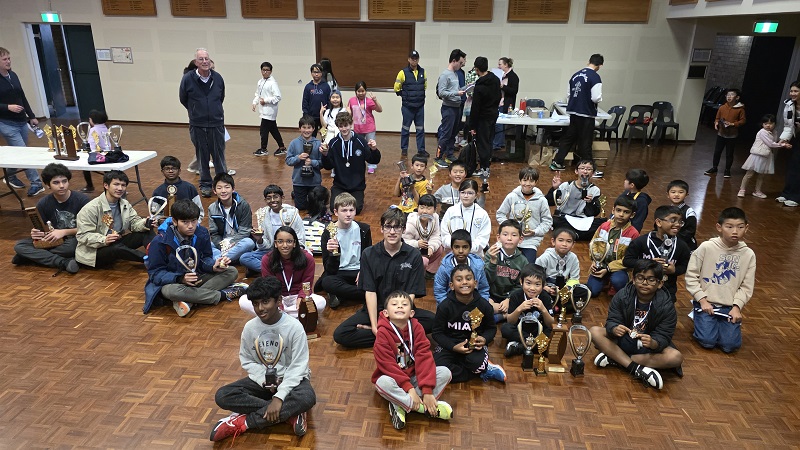 2025 WA Junior Chess Championship Winners